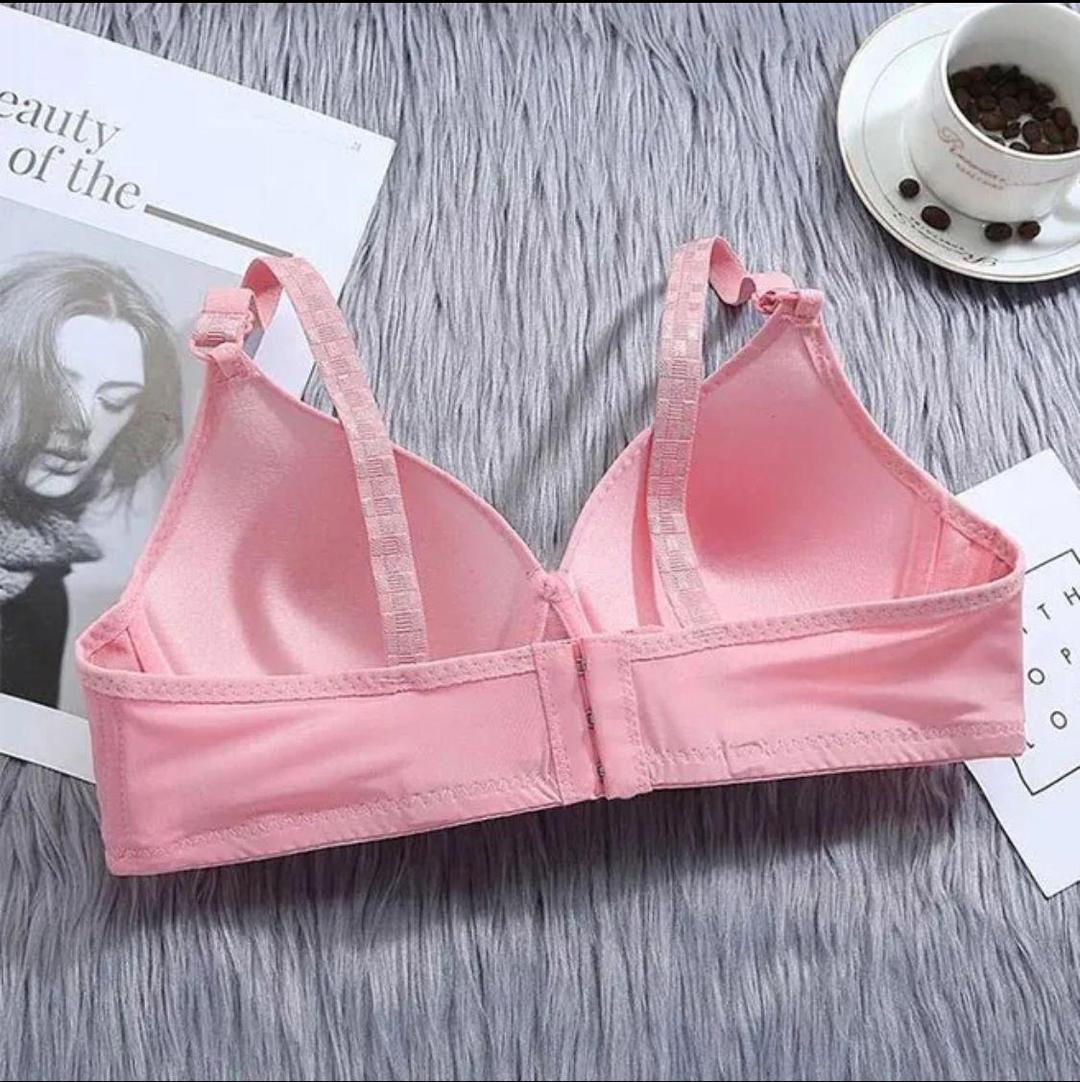 Floral Lace Padded Bra for Women