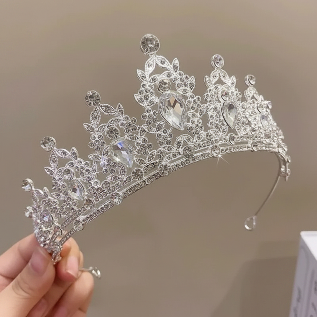 Luxury Crystal Tiara Crown for Women