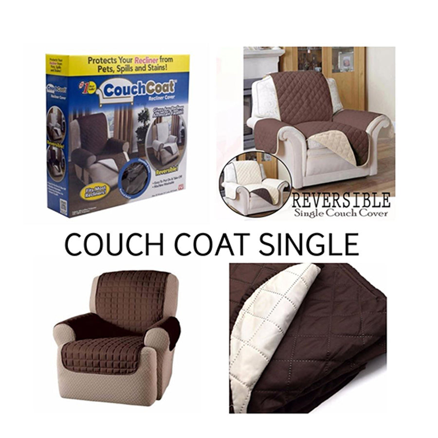 Eversible & Washable Single Couch Sofa Cover – Full Protection