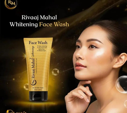 Rivaaj Mahal Whitening & Brightening Face Wash Cream for Dry Skin