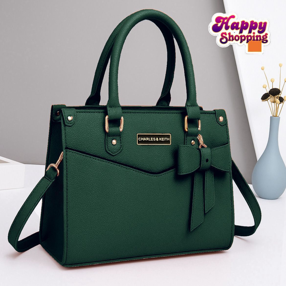 High-Quality Rexine Handbag with Long Strap