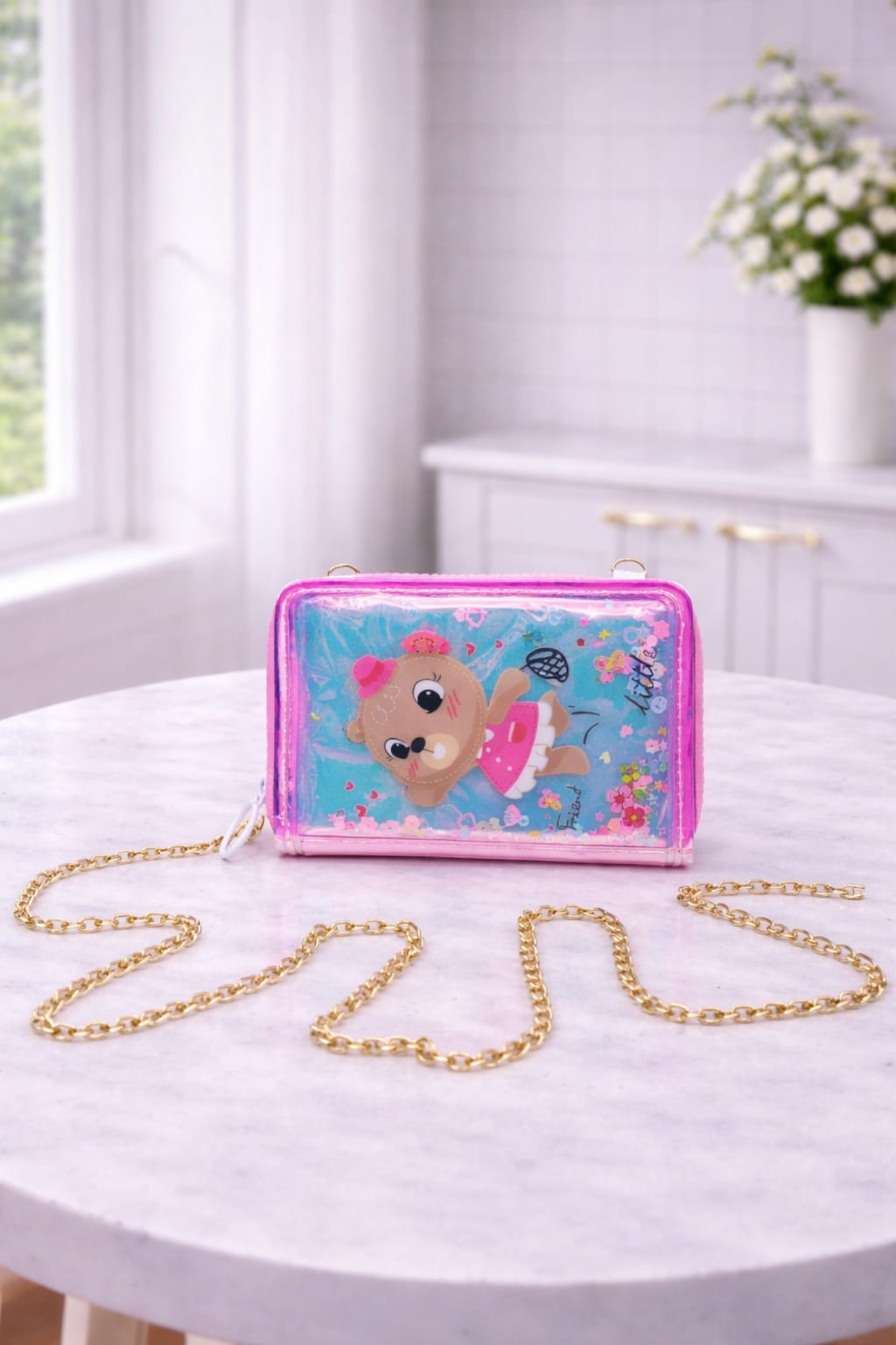 Holographic Cartoon Shoulder Bag for Girls