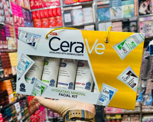 CeraVe Hydrating Mineral Facial Kit – Complete 6-in-1 Skincare Set