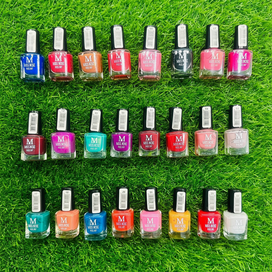 24 Vibrant Colors | Easy Peel Off Formula